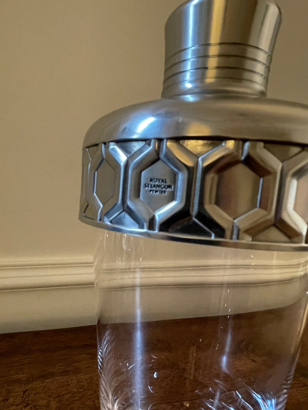 Royal Selangor Pewter Cocktail Shaker, unused, vintage