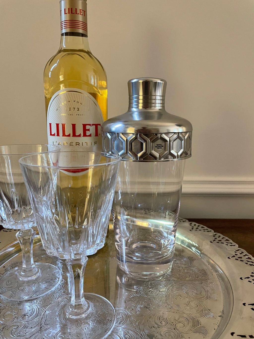 Royal Selangor Pewter Cocktail Shaker, unused, vintage