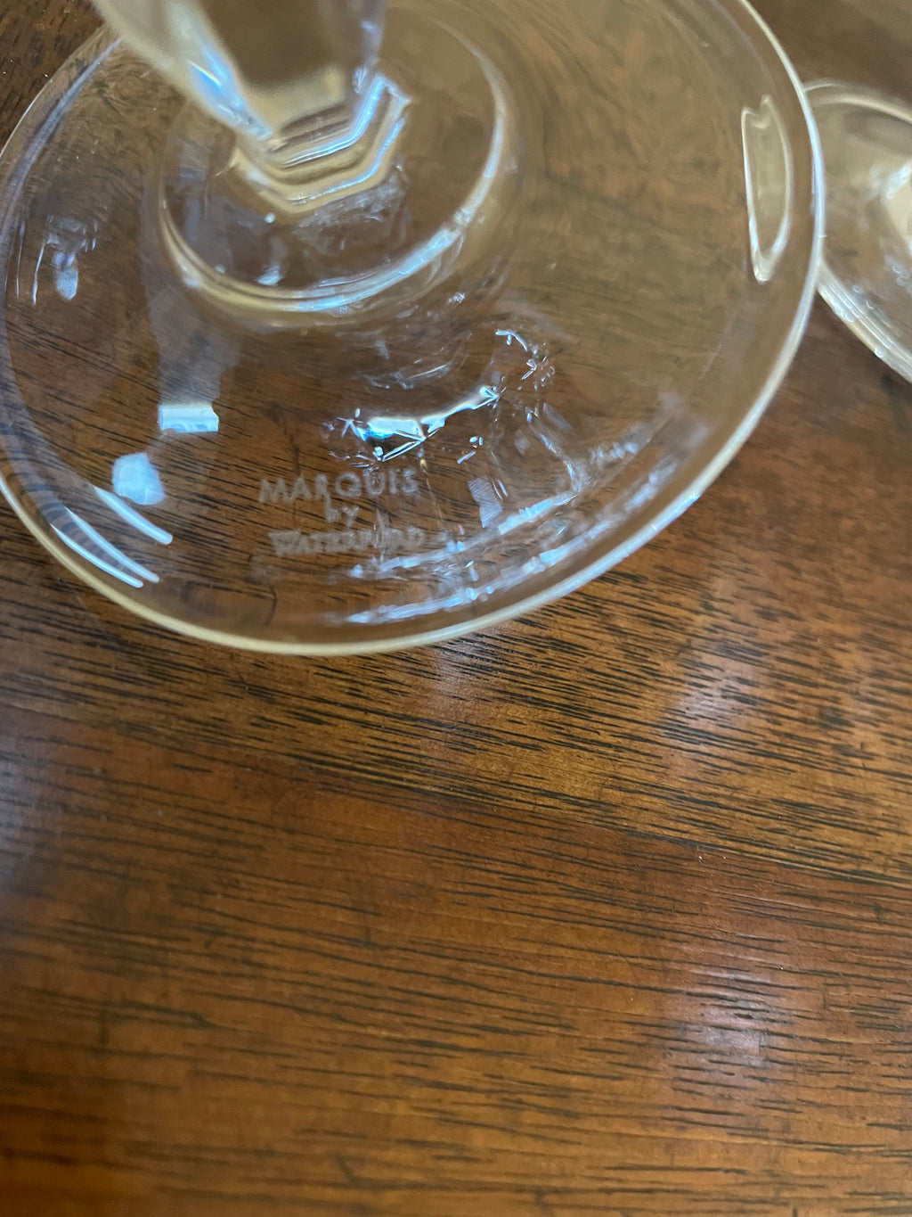 Set of 4 Marquis by Waterford Crystal Goblets, water or iced beverage size