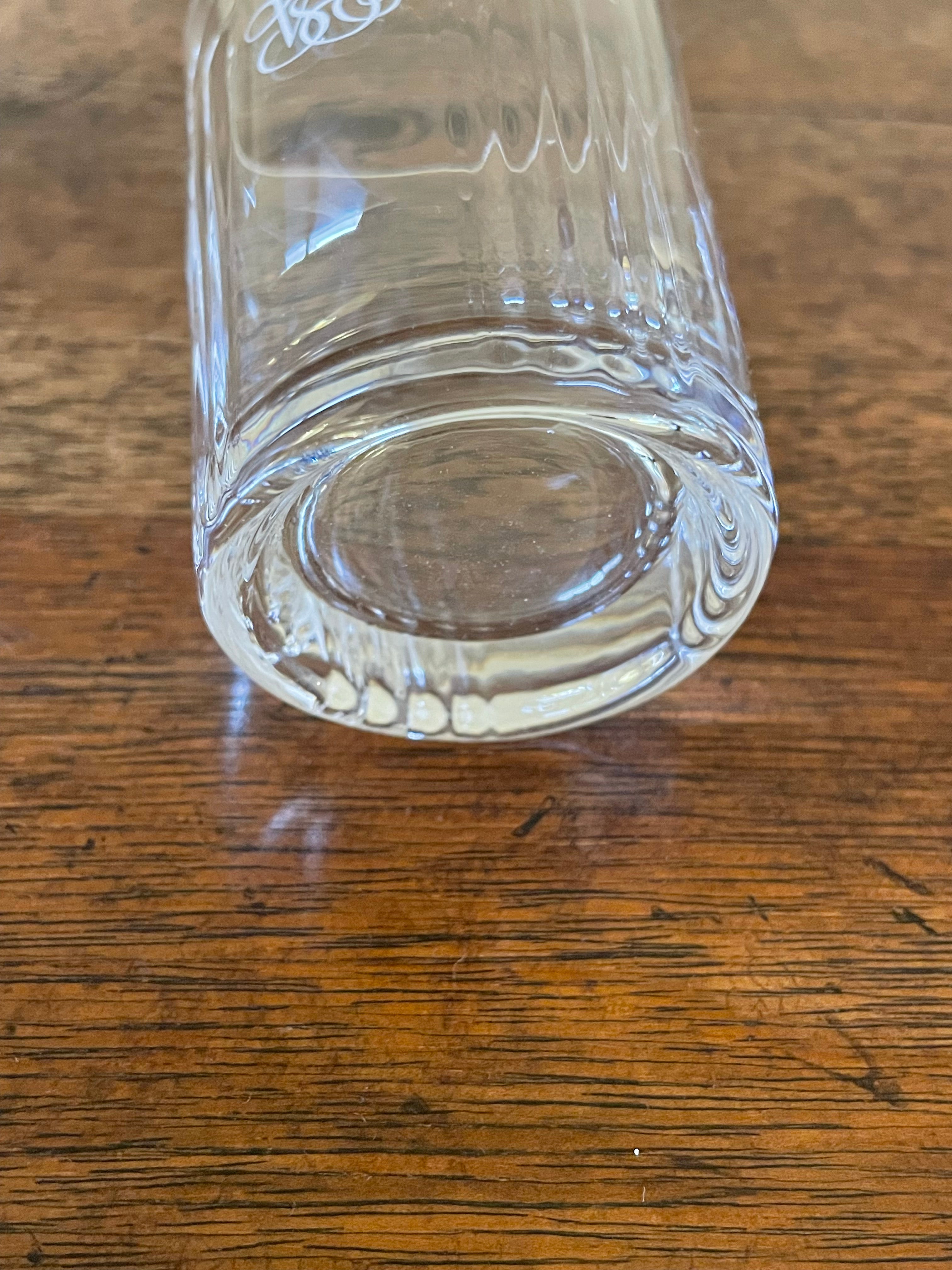 Vintage Venice Simplon-Orient-Express Glass/ Cocktail Pick & Garnish Holder