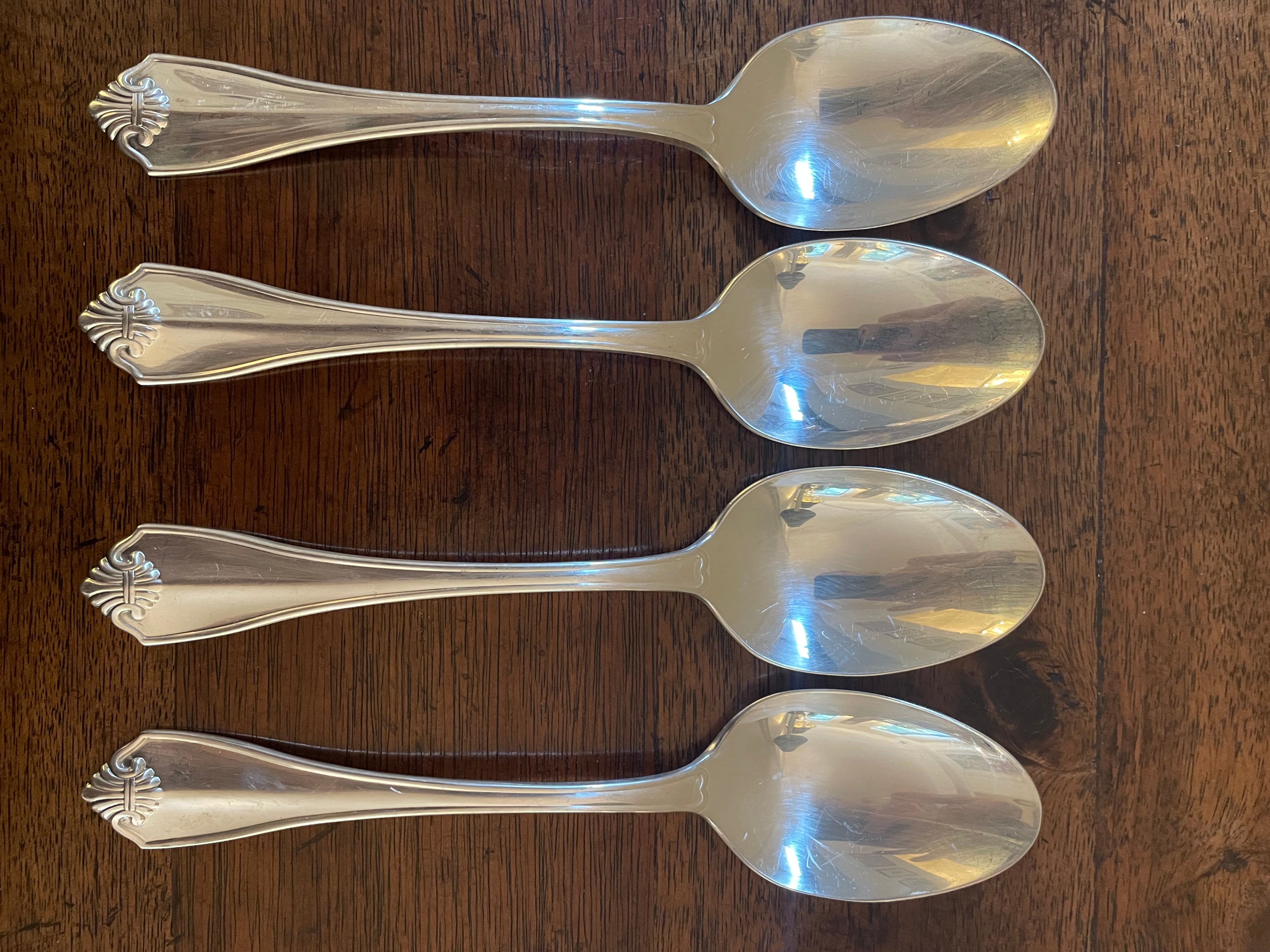 Vintage 1881 Rogers for Oneida “King James” Silverplate Flatware, Service for 4