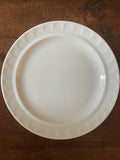Vintage Mayer China 'Sculptura' White Cocktail & Dessert Plates, Set of 6, c. Mid-Century