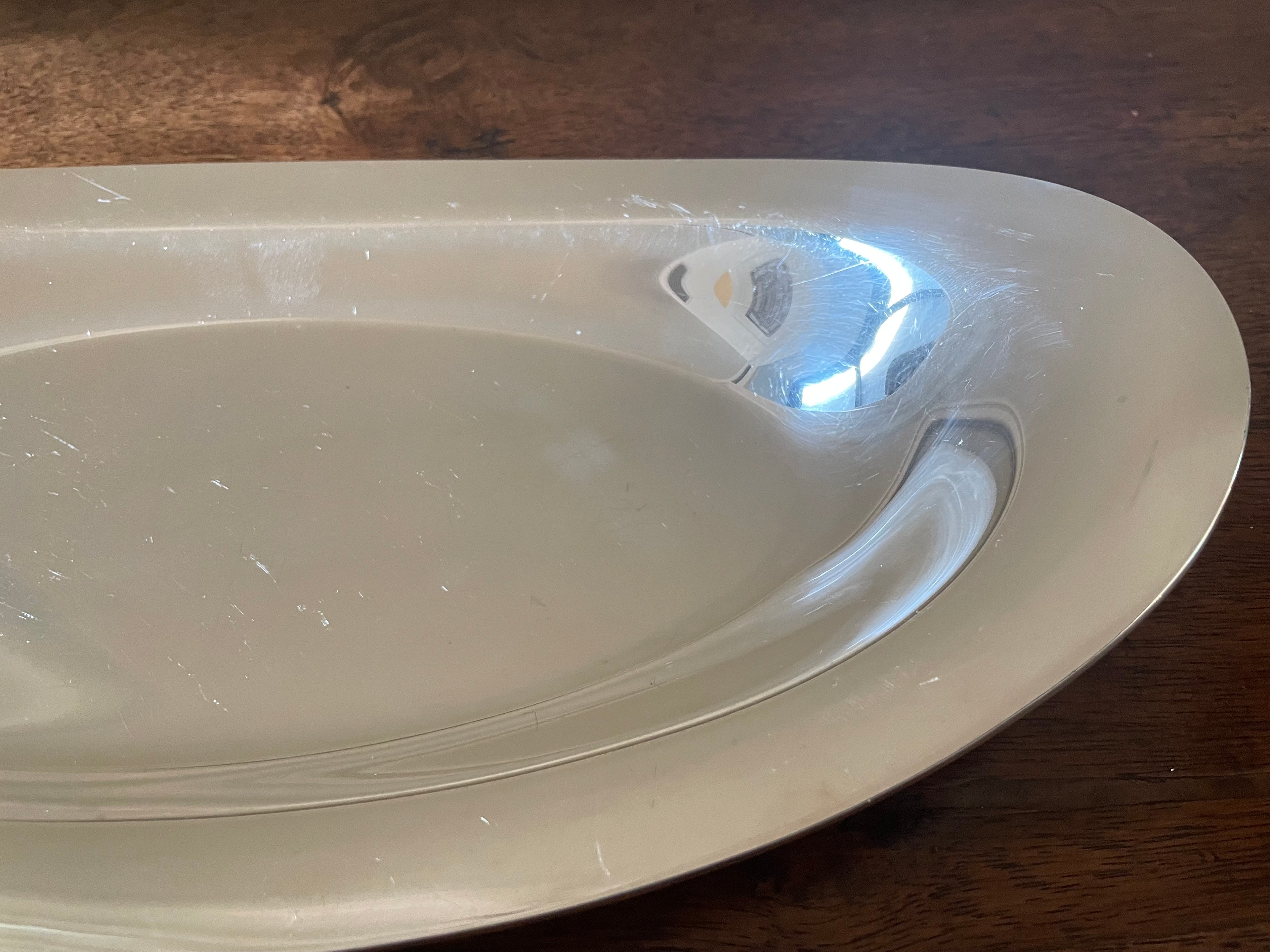Vintage Wilcox “Roberta” Silverplate Oval Serving Tray, c. 1960s, 12.75 inches