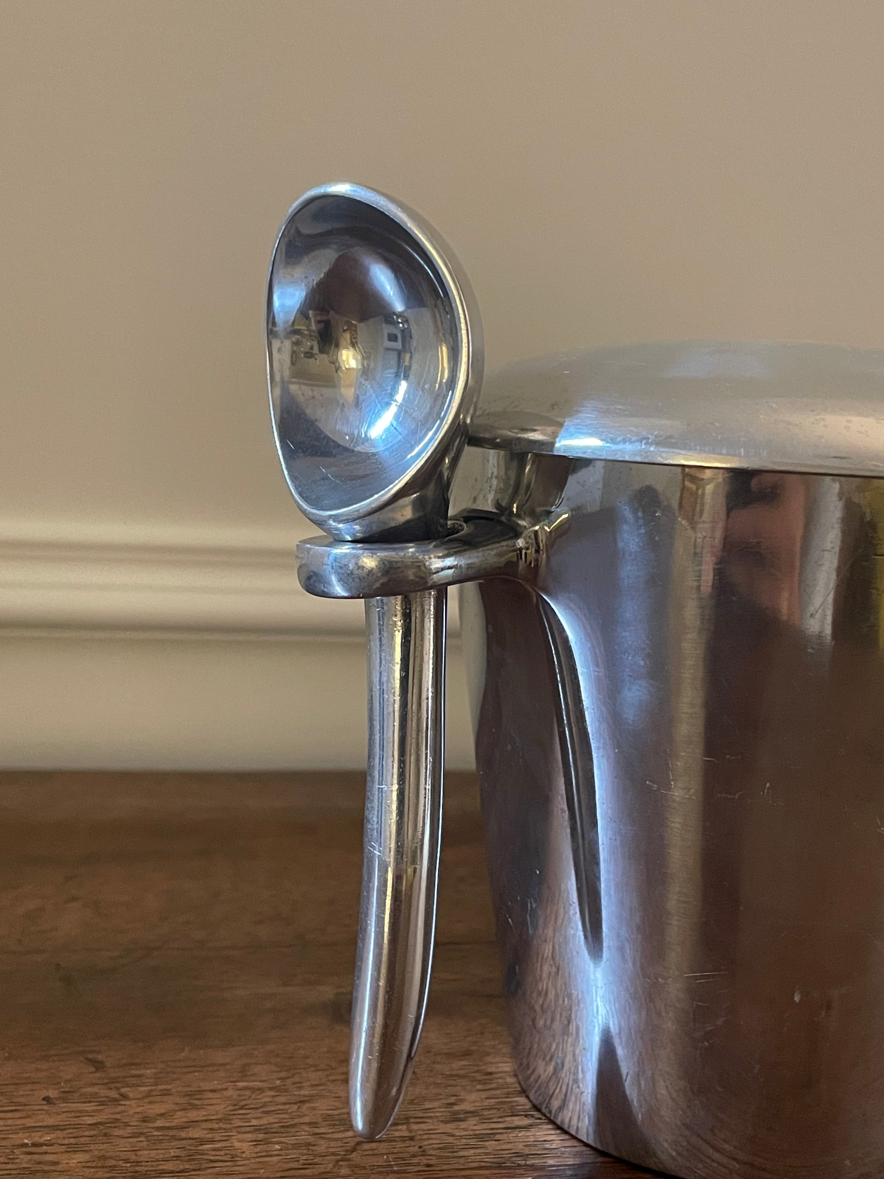 Lunares Aluminum Pint Ice Cream Cooler & Serving Set, 3 Pieces, Vintage
