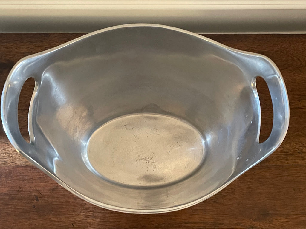 Vintage Pottery Barn Cast Aluminum Double Wine Cooler