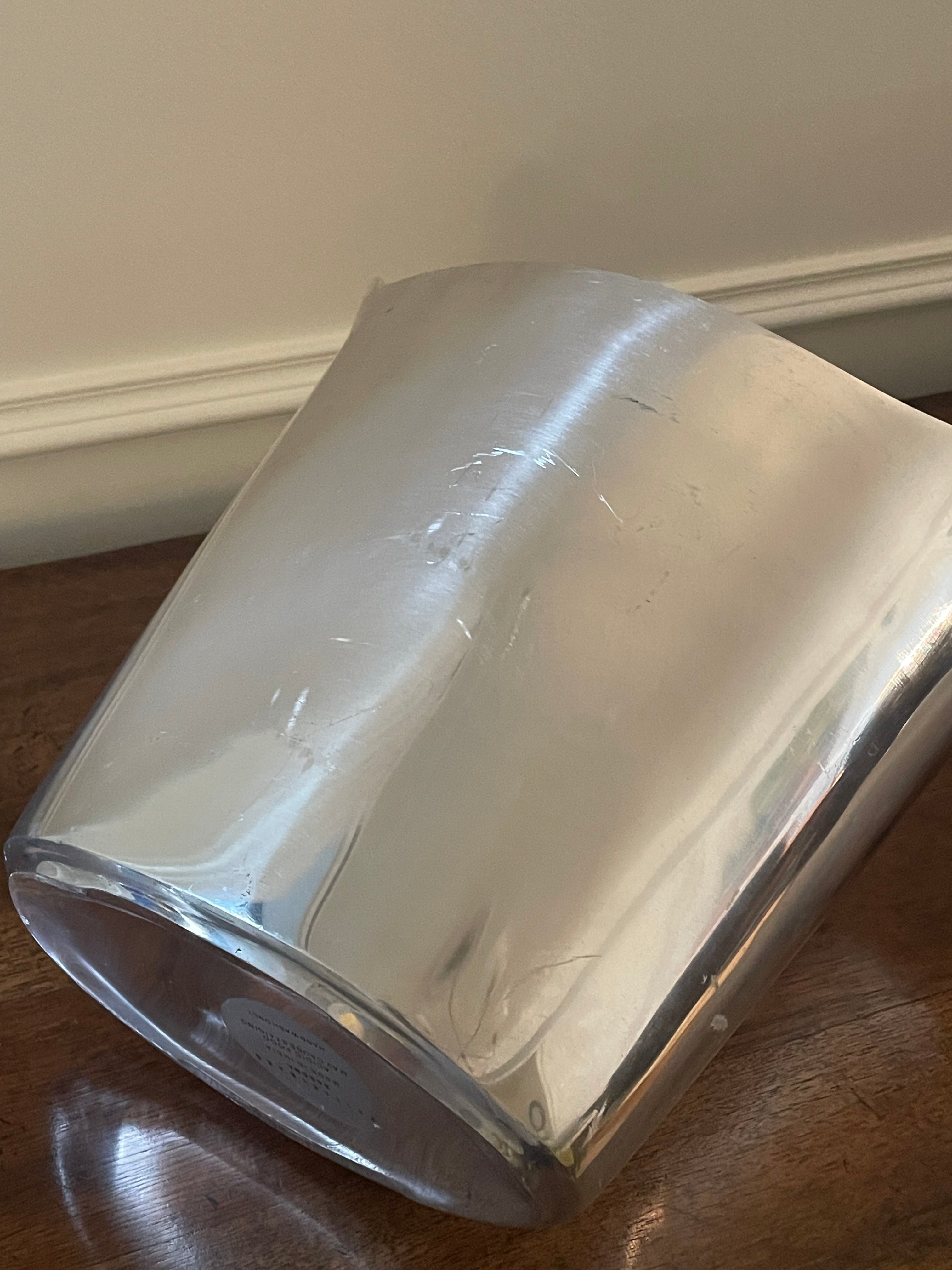 Vintage Pottery Barn Cast Aluminum Double Wine Cooler