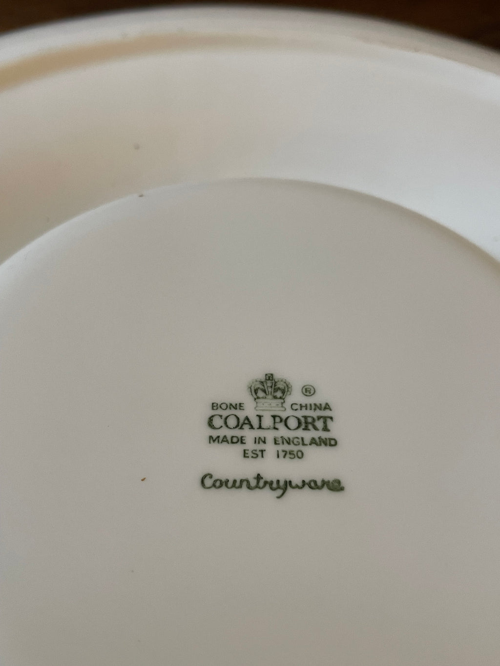 Vintage Coalport Countryware Artichoke Serving Plate, English Bone China