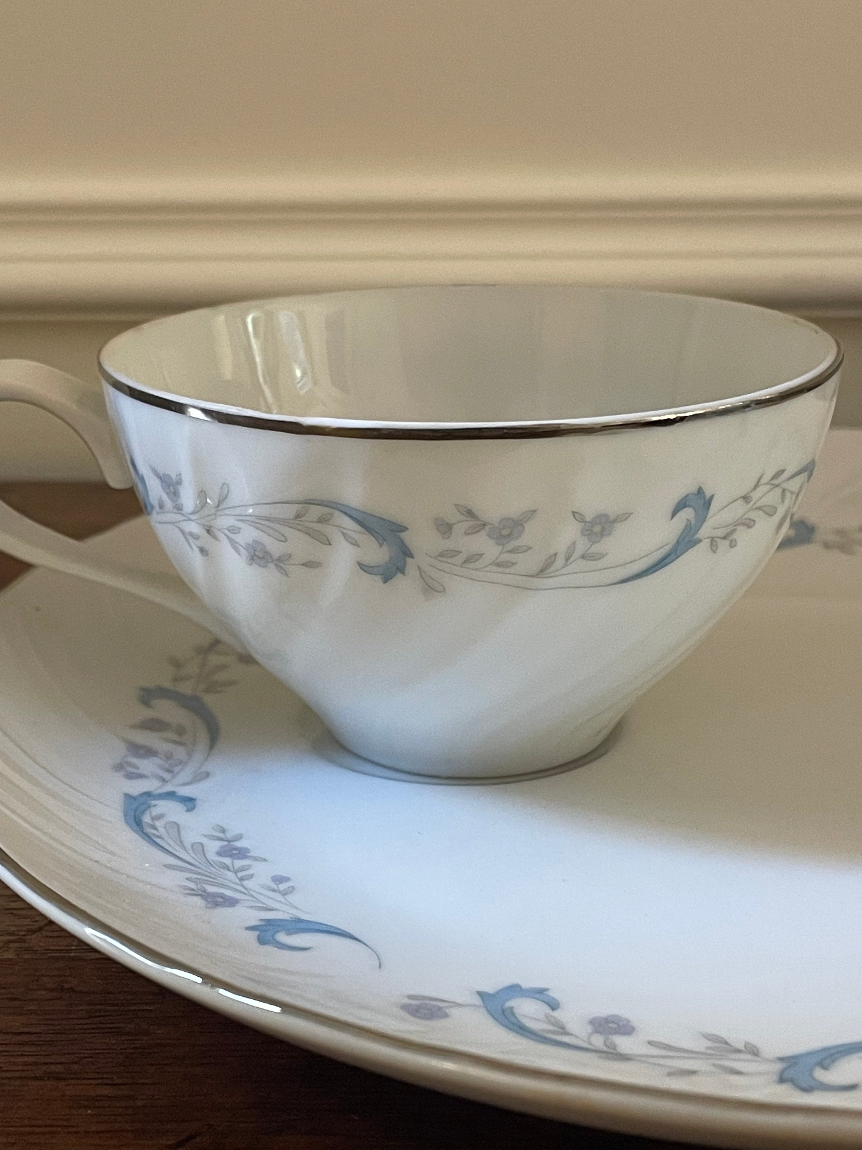 Vintage Camelot Fine China “Gracious” Cup & Snack Plate Brunch Set, Japan, Set of 4