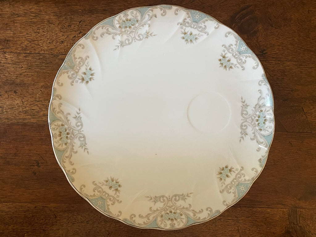Vintage Sutton “Laurel” Cup & Snack Plate Brunch Set, Japan, Set of 4