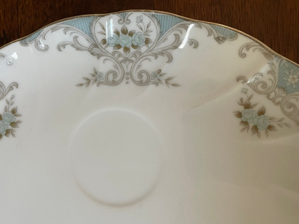 Vintage Sutton “Laurel” Cup & Snack Plate Brunch Set, Japan, Set of 4
