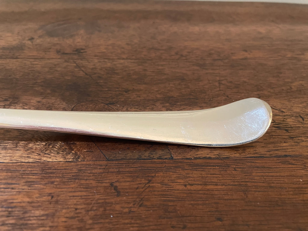 Vintage Gerity Oversized Silverplate Stuffing & Serving Spoon, 13"