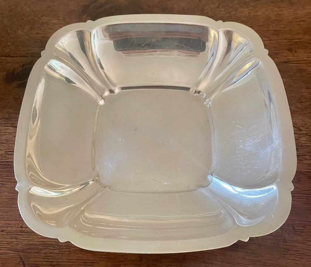 Vintage Reed & Barton “Shannon” Silverplate Square Serving Bowl, c. 1940's