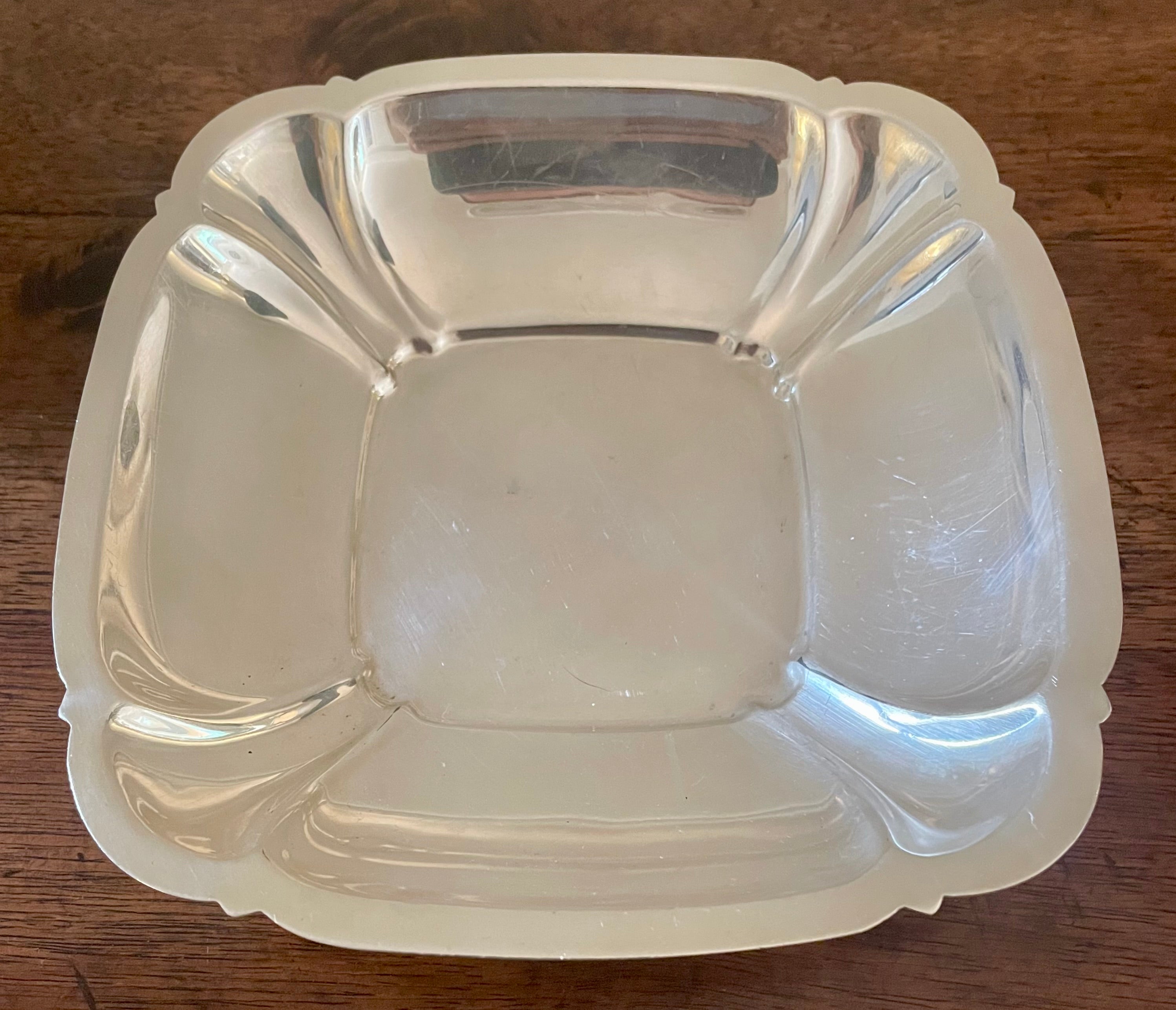 Vintage Reed & Barton “Shannon” Silverplate Square Serving Bowl, c. 1940's