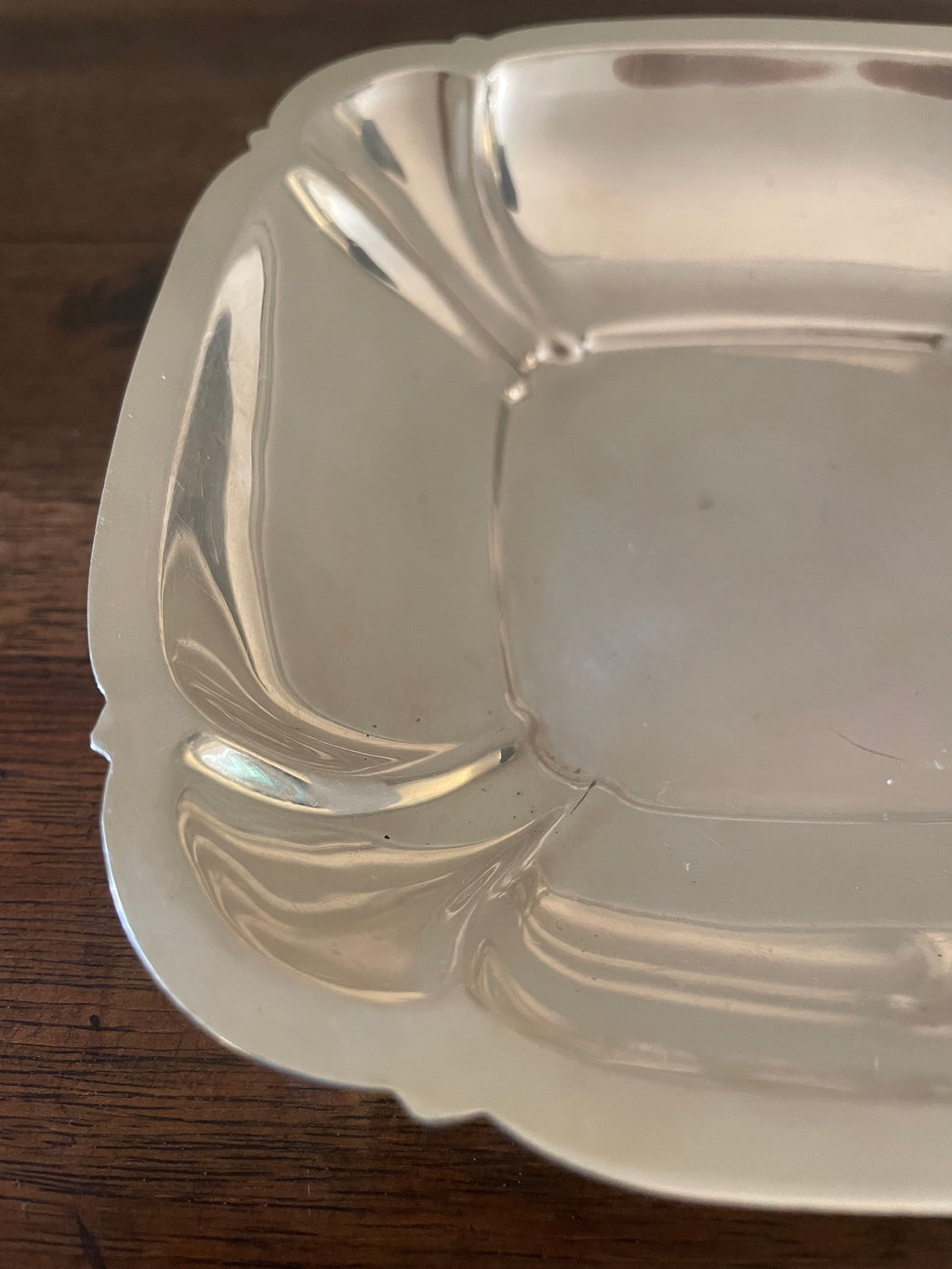 Vintage Reed & Barton “Shannon” Silverplate Square Serving Bowl, c. 1940's