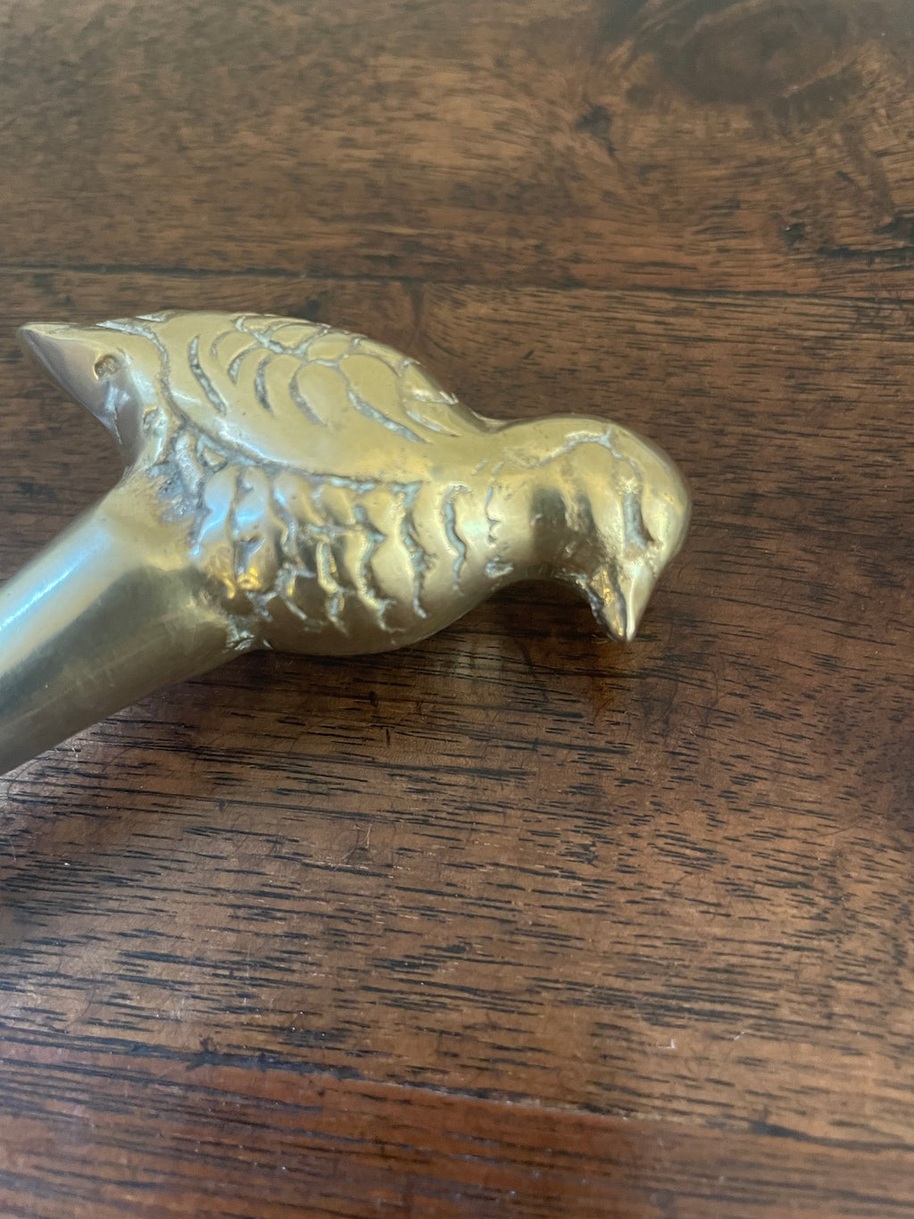 Solid Brass Bird Letter Opener, 9.5 inches