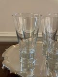 Vintage Heavy-Bottom Stemless Martini & Cocktail Glasses, Set of 4