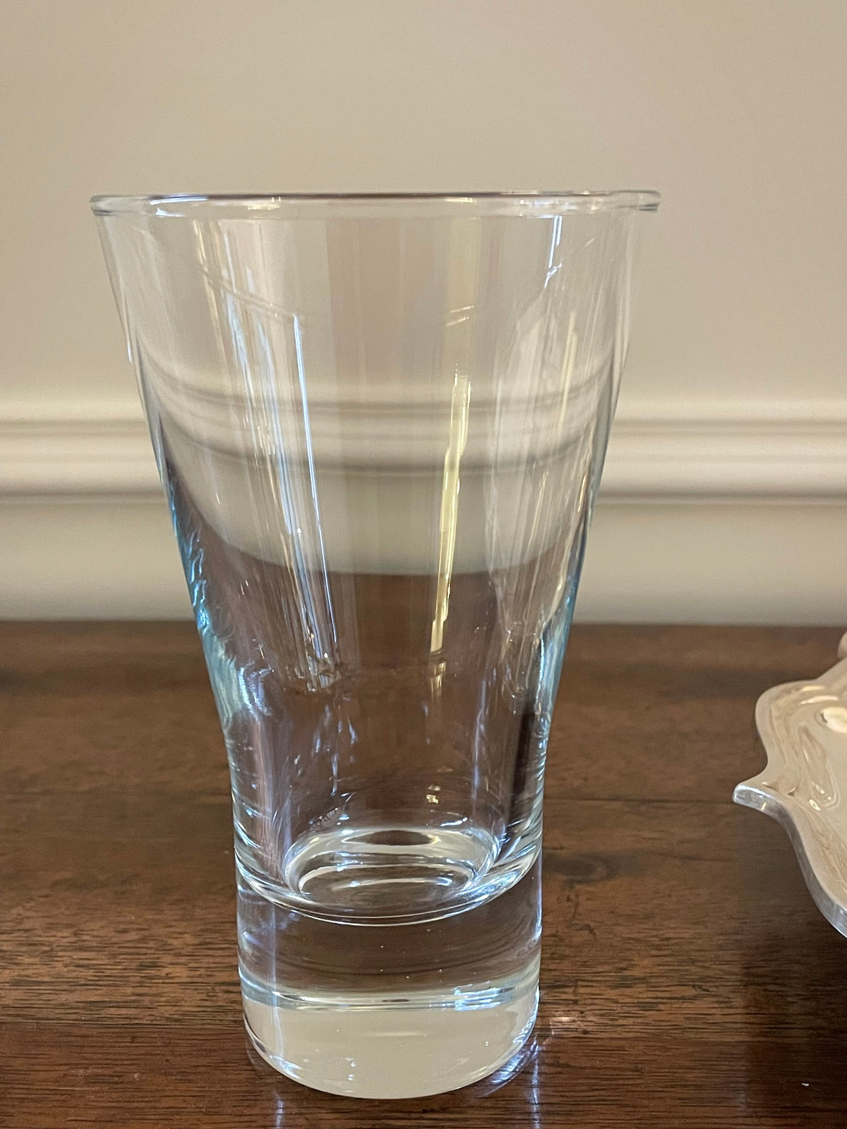 Vintage Heavy-Bottom Stemless Martini & Cocktail Glasses, Set of 4