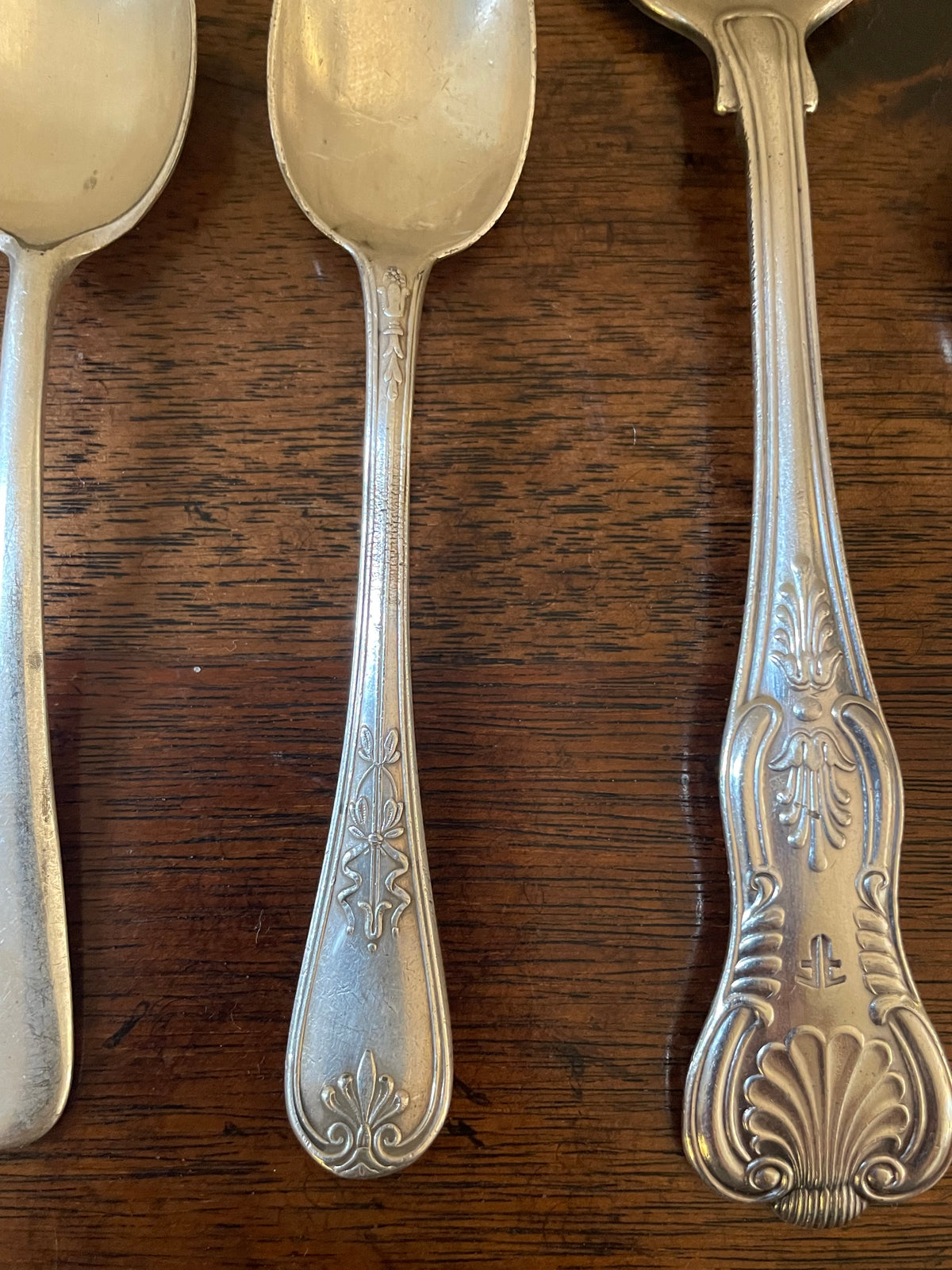 Vintage Grand Hotel & Restaurant Silverplate Spoons, Set of 6, c. 1910s–1950s
