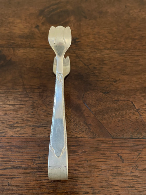 Antique American Holmes & Edwards Century Silverplate Cocktail Tongs