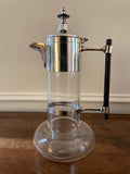 Antique Superior Silver Plate Co. Glass & Silverplate Claret Jug