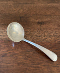 Petite ladle for sauce, silverplate, antique, Made in England, no other makers mark, 4.5 inches