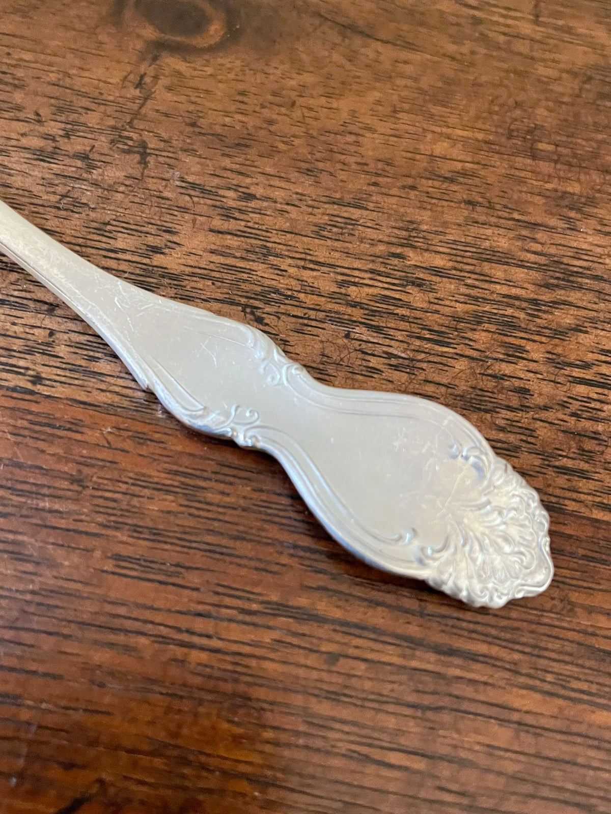 Petite ladle for sauce, silverplate, NF Silver Co.