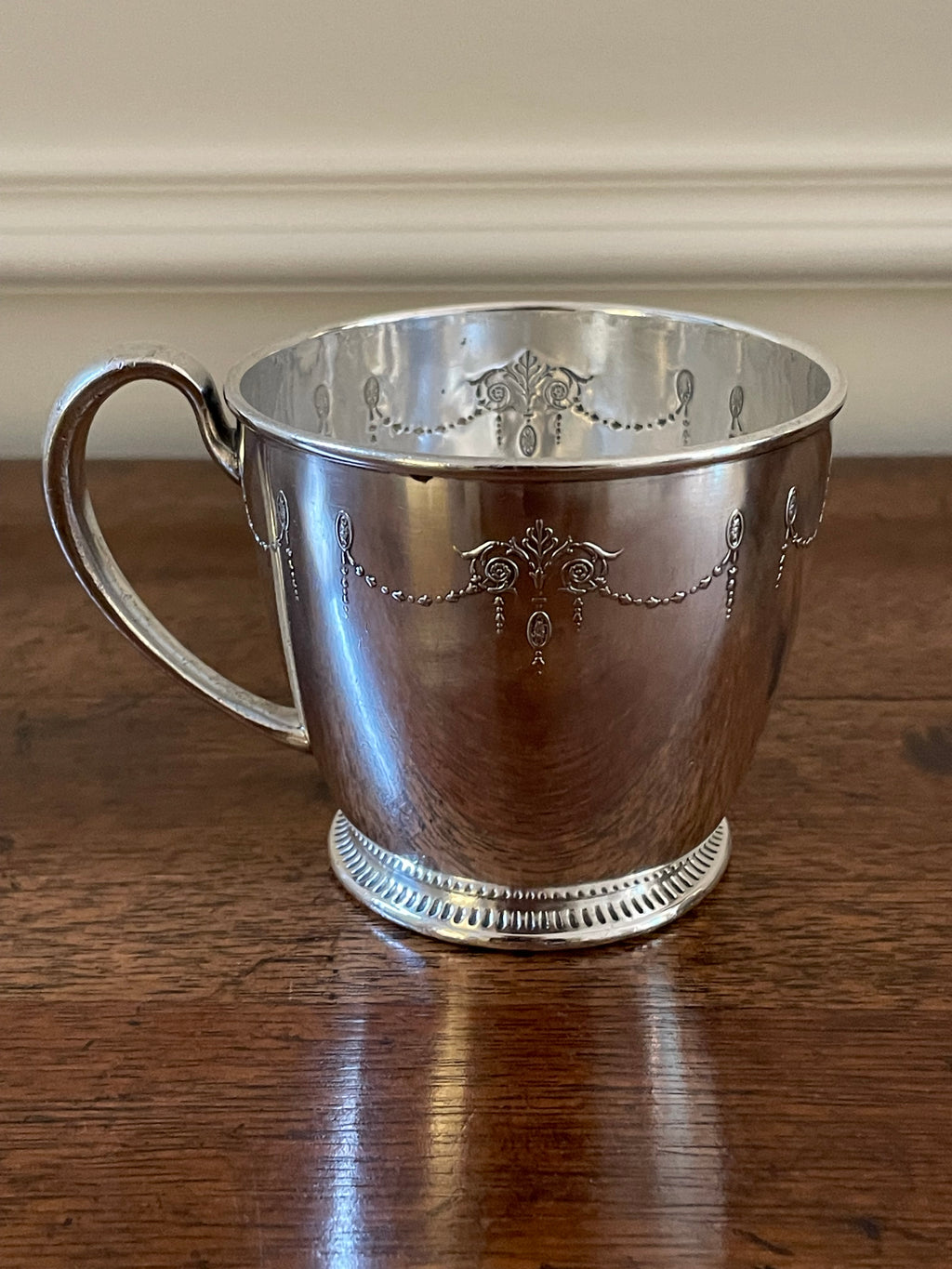 Vintage Oneida Community Plate Grosvenor Silverplate Baby Cup, c. 1920s–40s