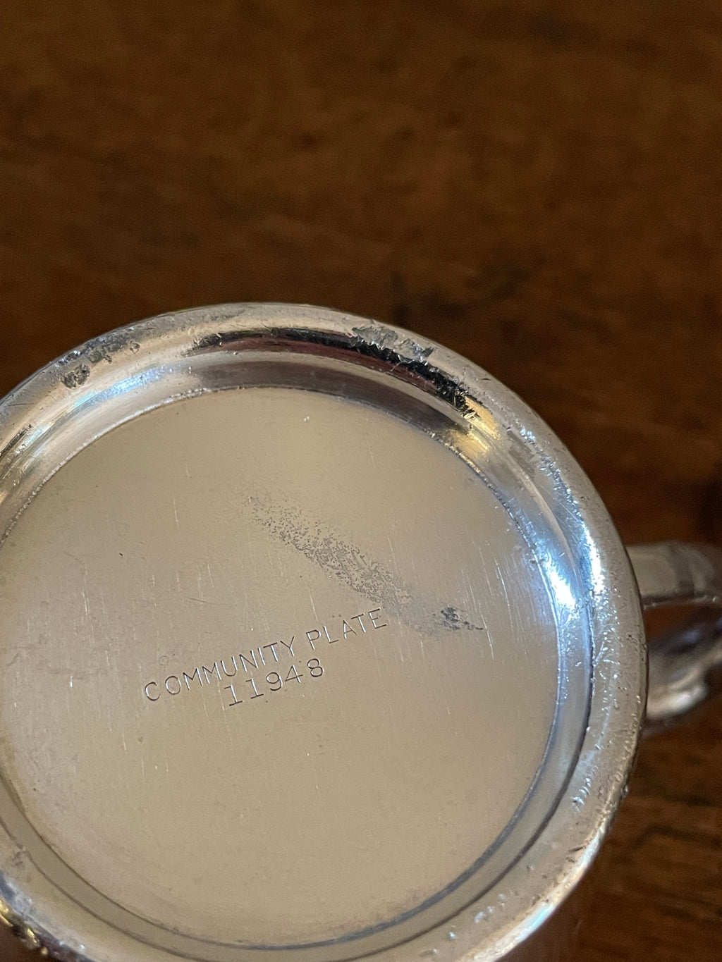 Vintage Oneida Community Plate Grosvenor Silverplate Baby Cup, c. 1920s–40s