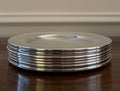 Silverplate Cocktail & Dessert Plates, c. 1950's-60's, set of 7