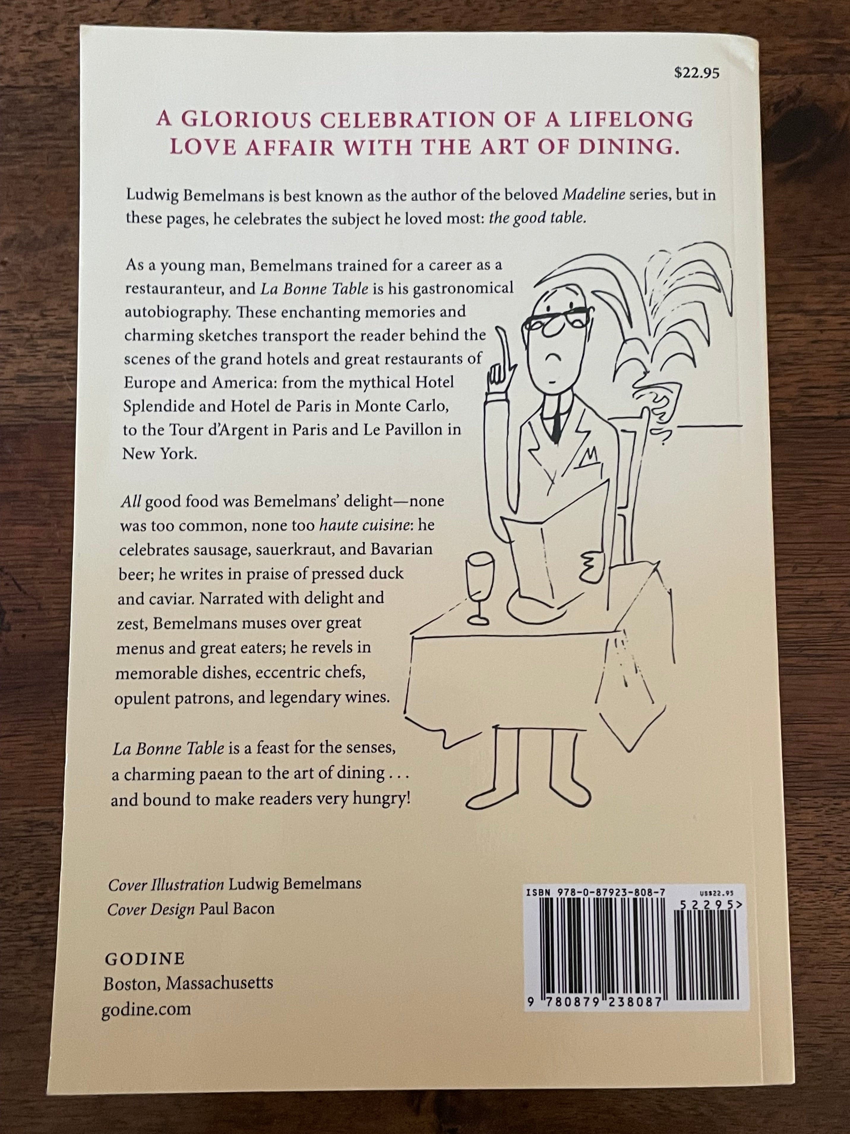 Bemelmans’ La Bonne Table (1989 Godine Edition)