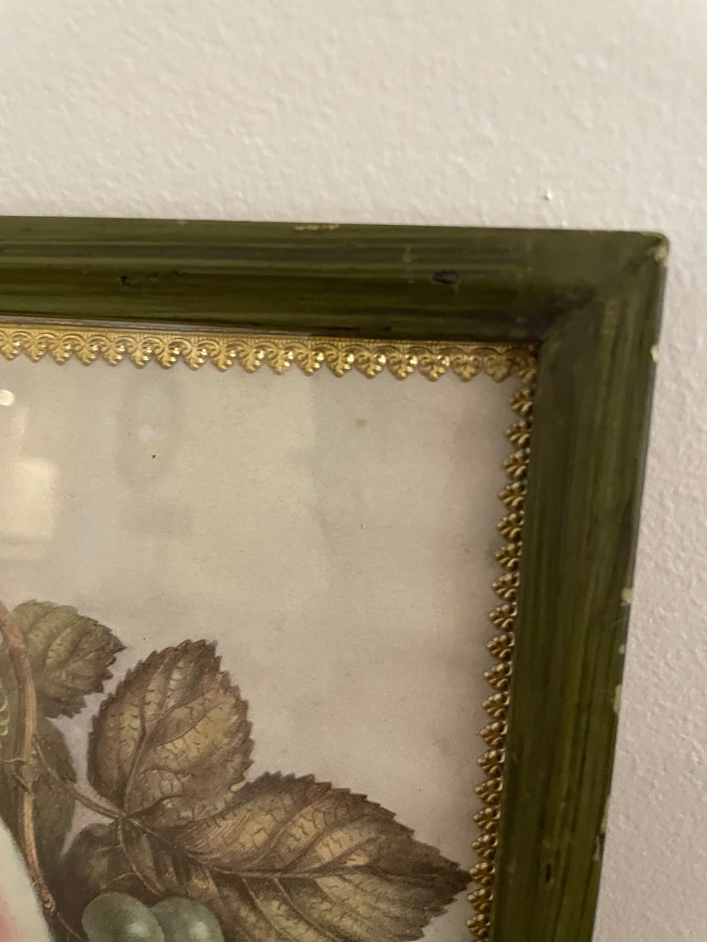 Vintage 1968 Currier & Ives “American Autumn Fruits” Framed Print